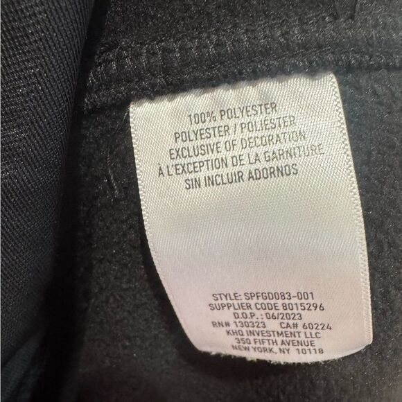 Spyder NWT Men’s Black Gridweb Fleece lined 1/2 Zip pullover size large NWT - Picture 7 of 7